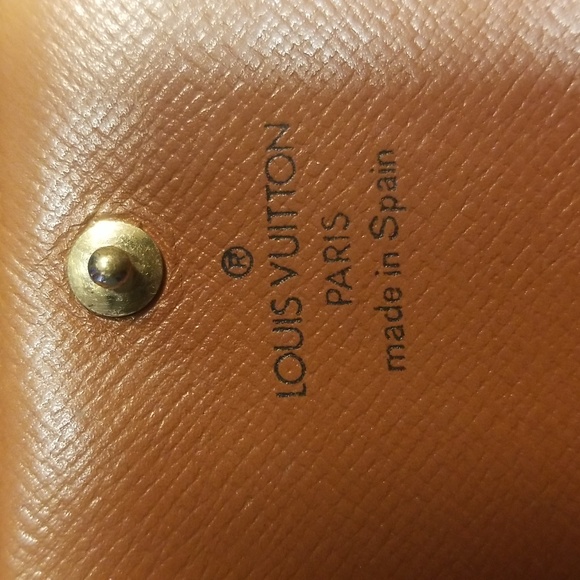 LV Bundle Louis Vuitton Monogram Porte Monnaie Billets Tresor Lock & Chain All 3 - Picture 10 of 17